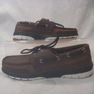 New Sperry Tarpon Ultralite 2-Eye Boat Shoes Brown Leather Men 8 M Top Sider